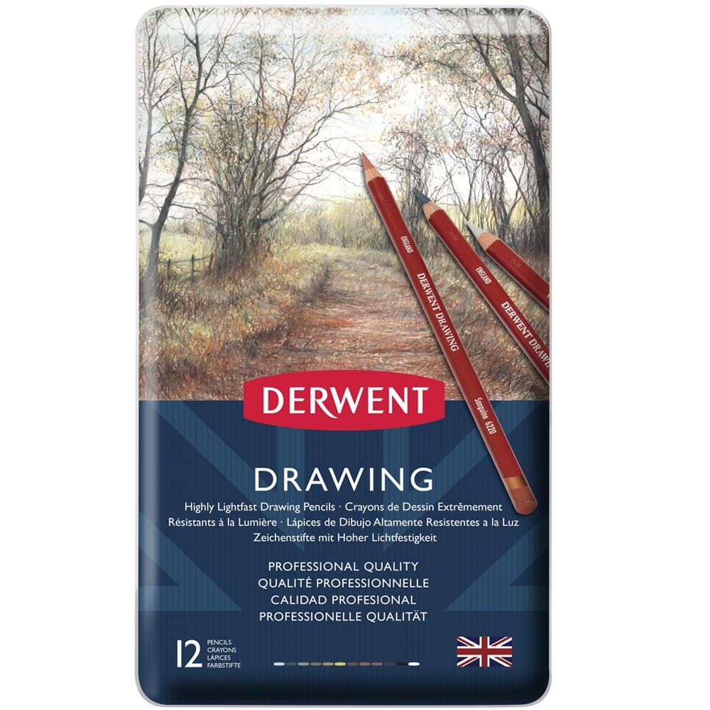 Zestaw kredek Derwent Drawing - 12 szt.